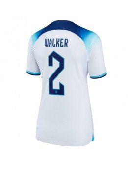 England Kyle Walker #2 Replika Hemmakläder Dam VM 2022 Kortärmad